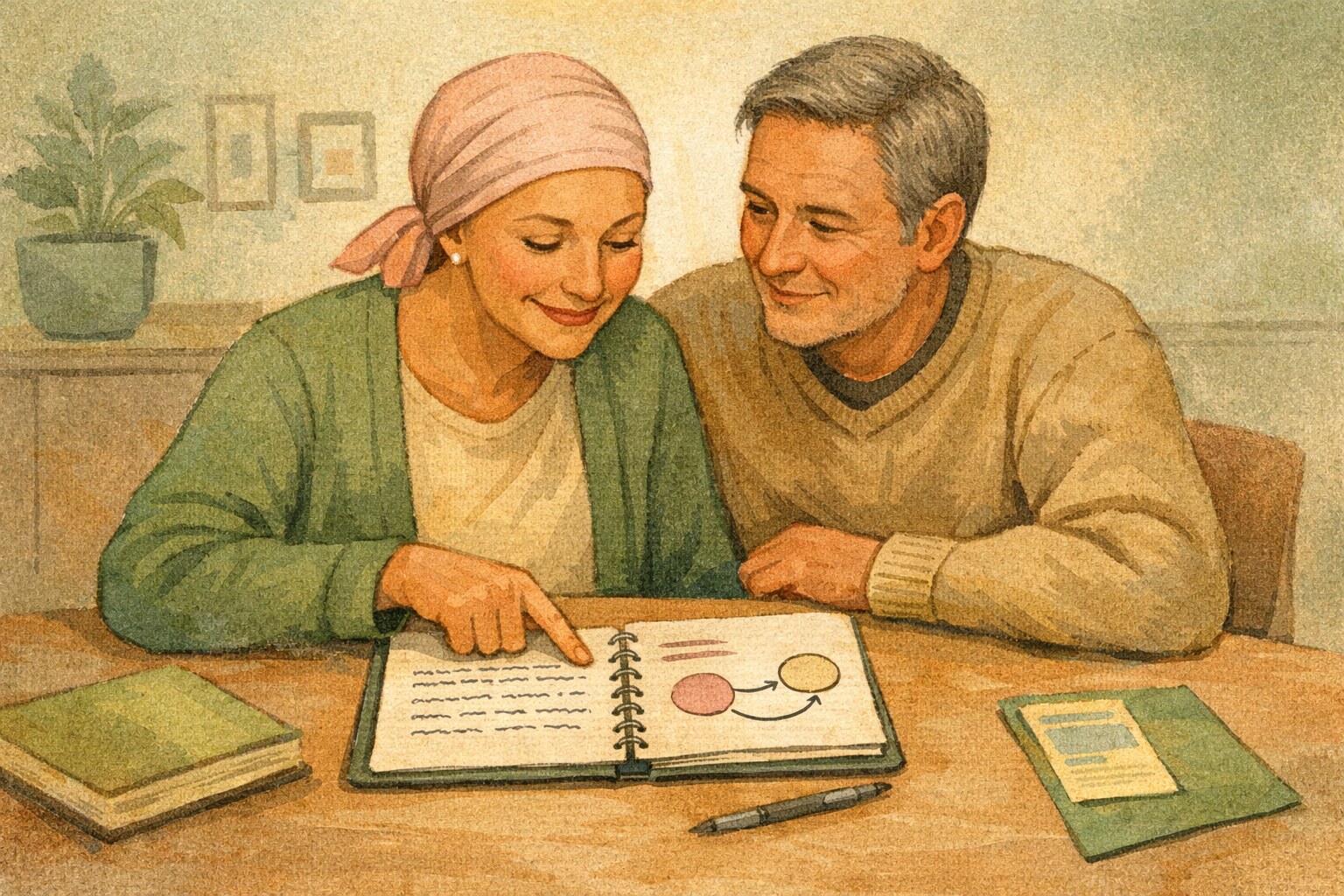 Illustration for Cancer Visit Decision Notes for Clear Next Steps