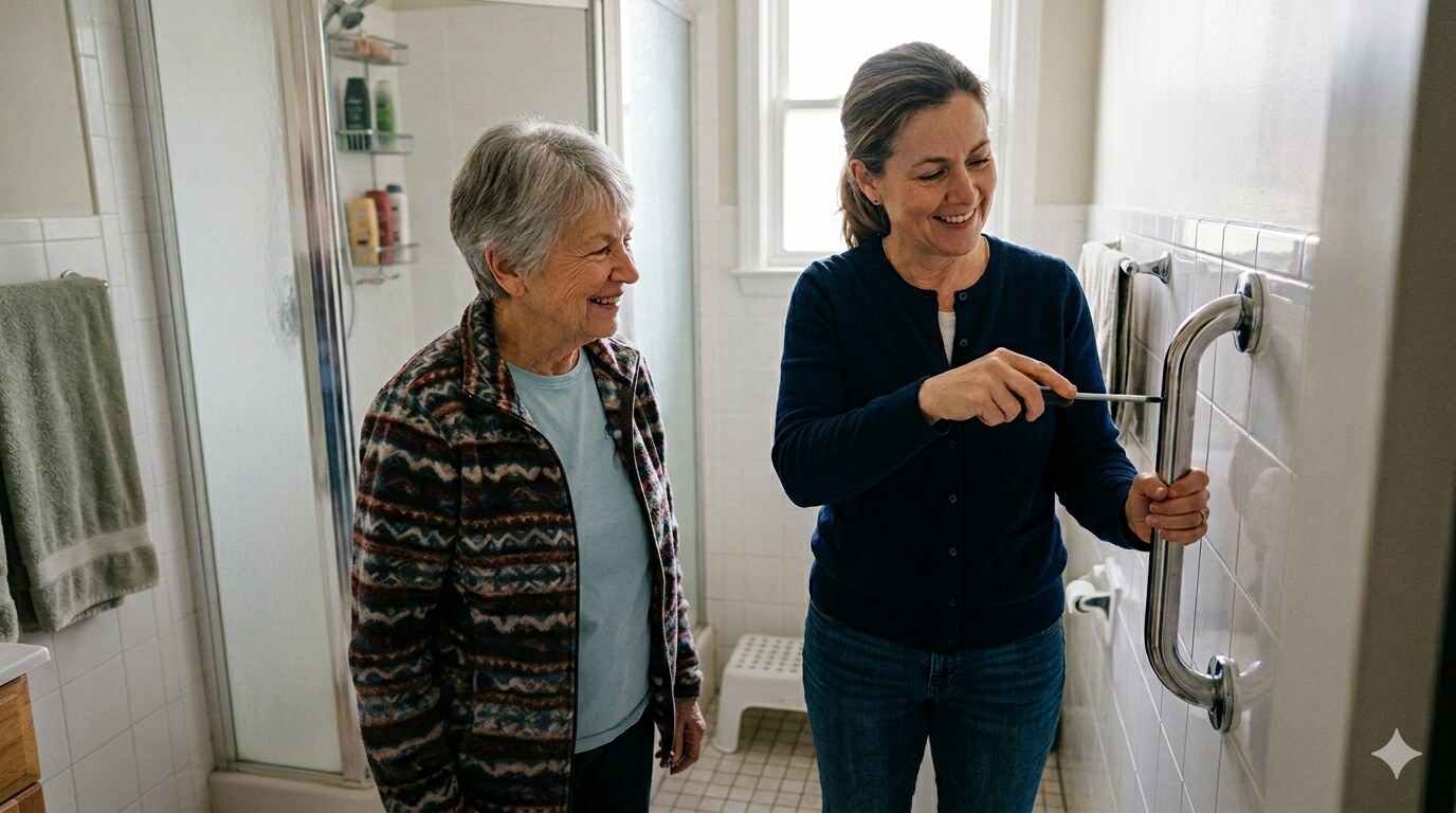 Illustration for How to Get Help Paying for Home Repairs, Grab Bars, and Other Safety Updates