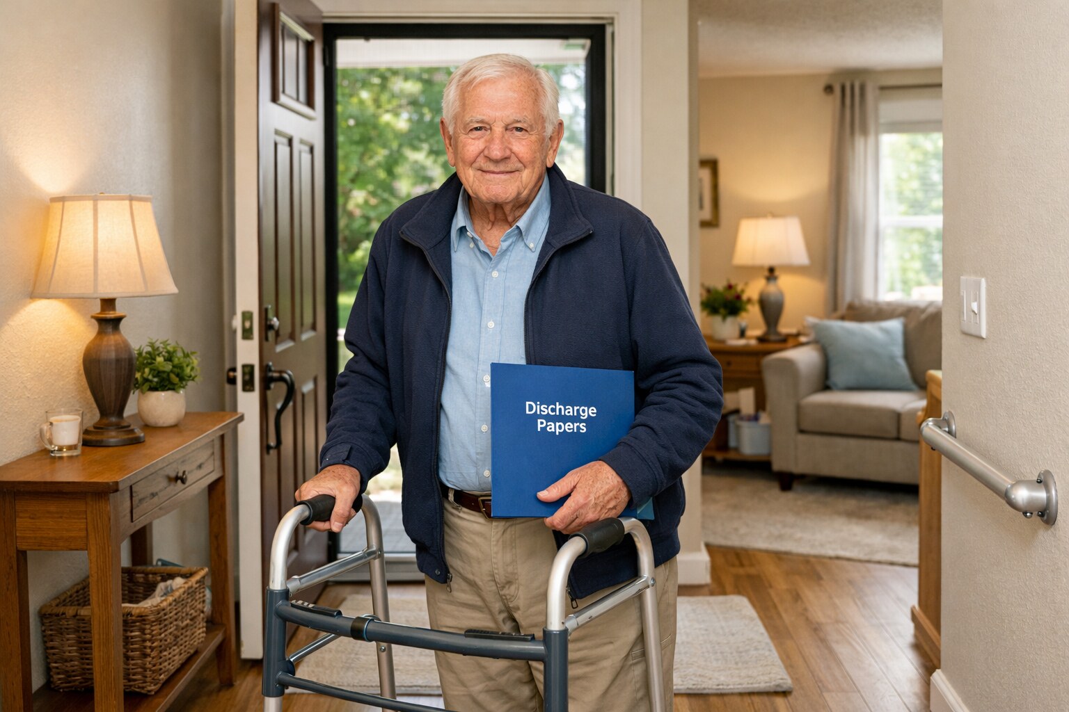 Illustration for What to Do After a Hospital Discharge When You Live Alone