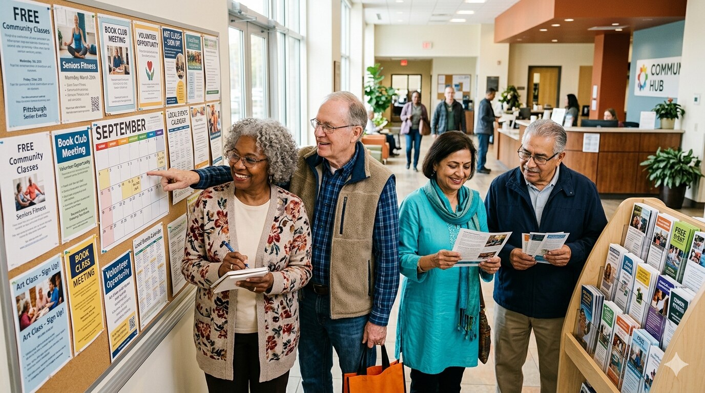 Illustration for How to Find Free Senior Classes and Community Events Near You