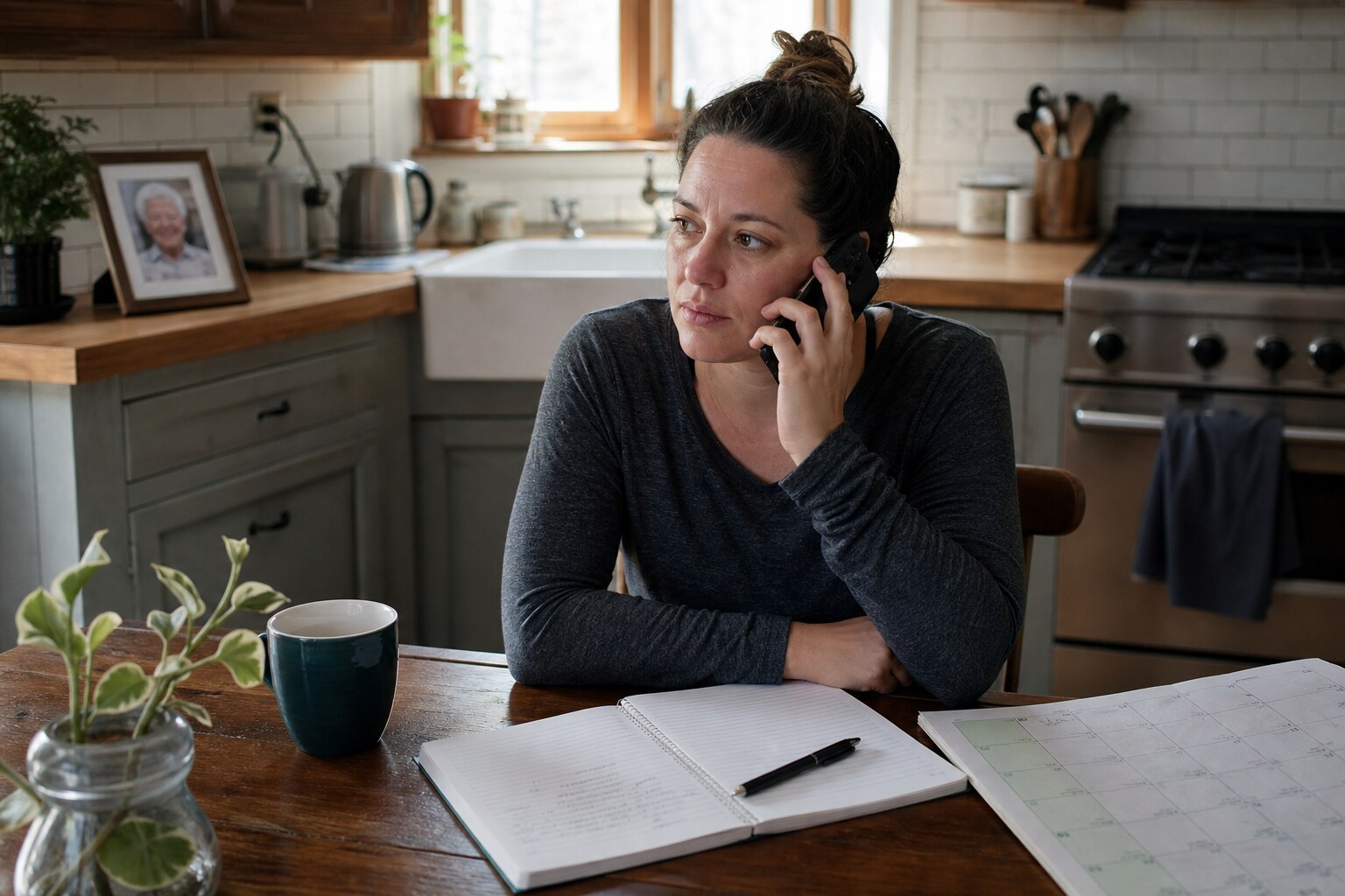 Illustration for Coordinating Care for a Parent Who Lives Far Away