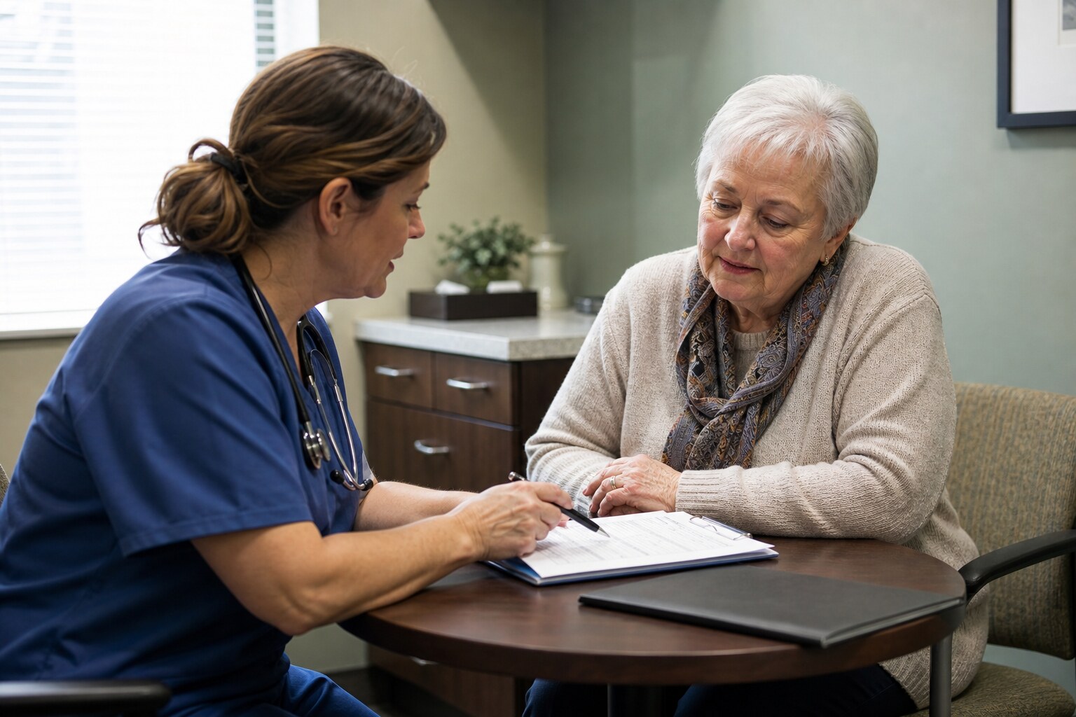 Illustration for Your Free Medicare Wellness Visit Isn't a Physical