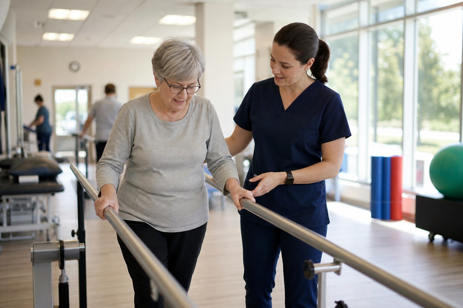 Illustration for What Medicare Actually Pays for Physical Therapy After a Fall