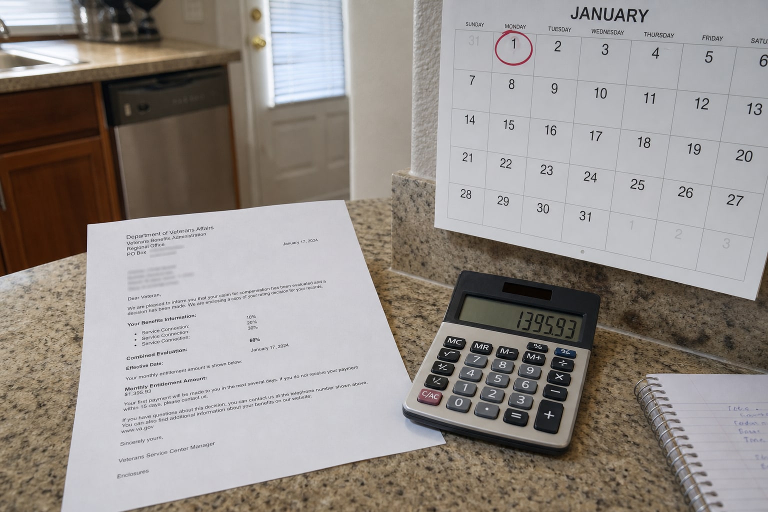 Illustration for VA Disability Pay Gets the Same Raise Social Security Does